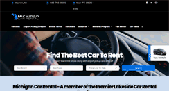 Desktop Screenshot of michigancarrental.com