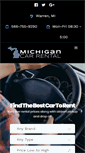 Mobile Screenshot of michigancarrental.com